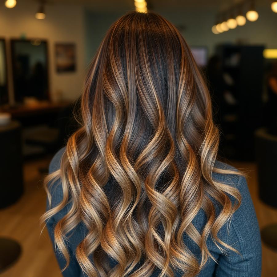 Balayage highlights