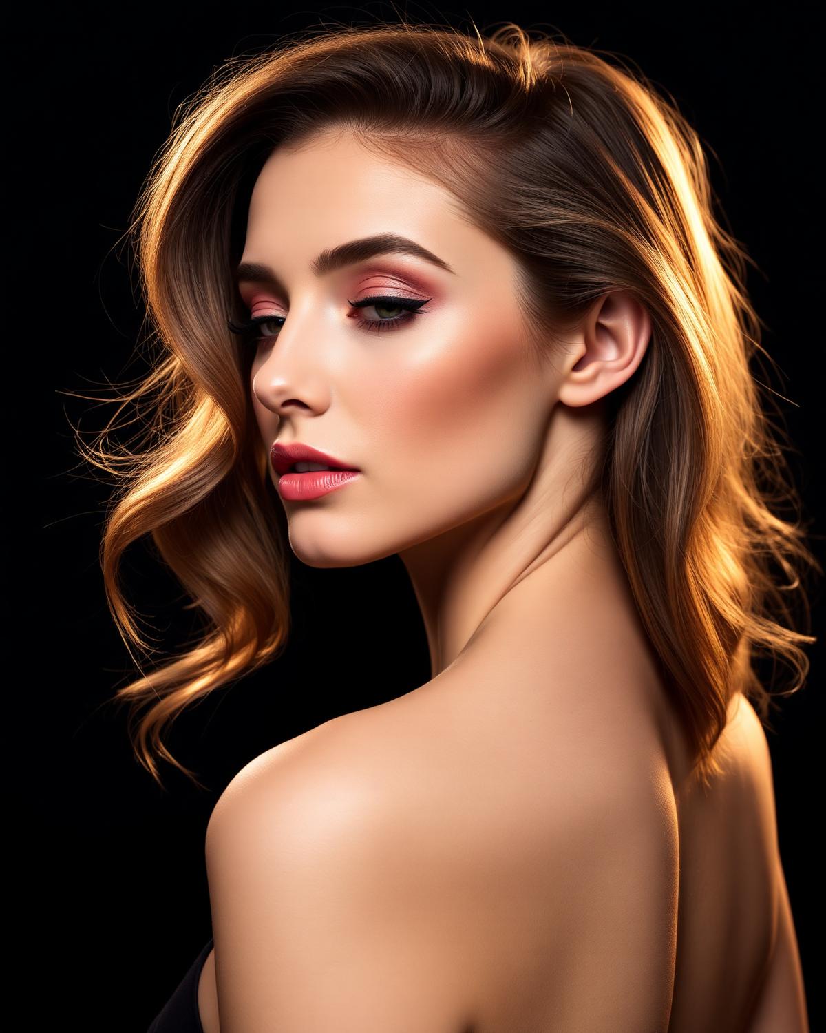 Editorial hair styling